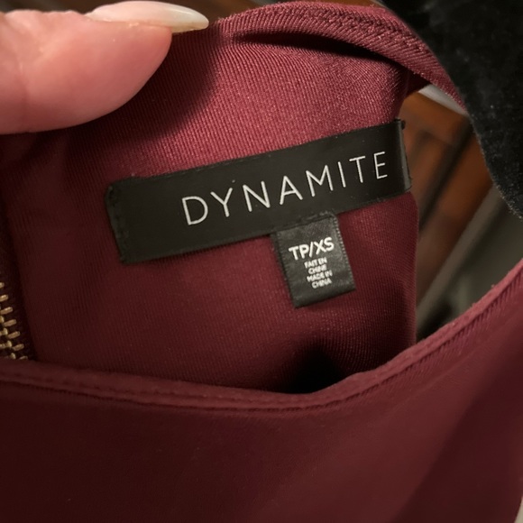 Dynamite peplum dress XS - Picture 2 of 3